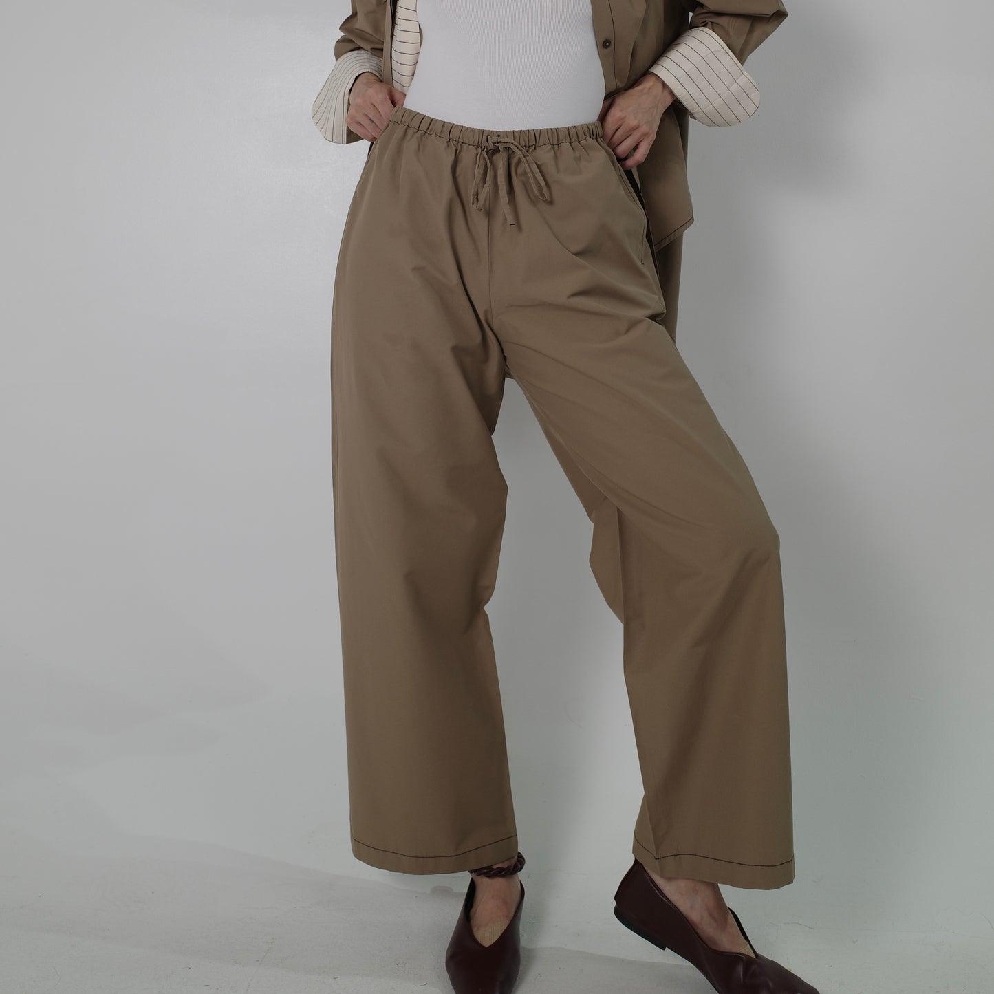 Camel Layered Stripe Set