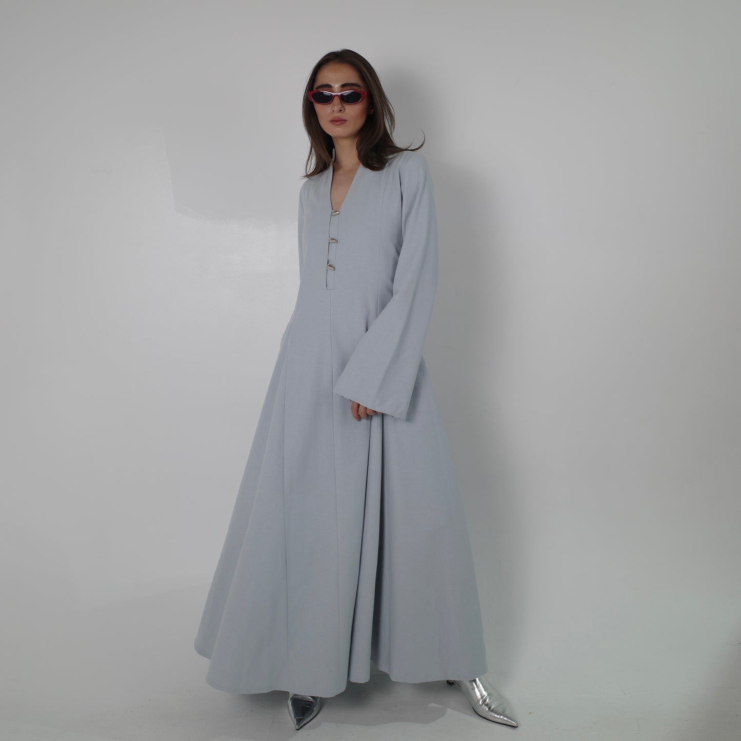 Sky Paneled Dress