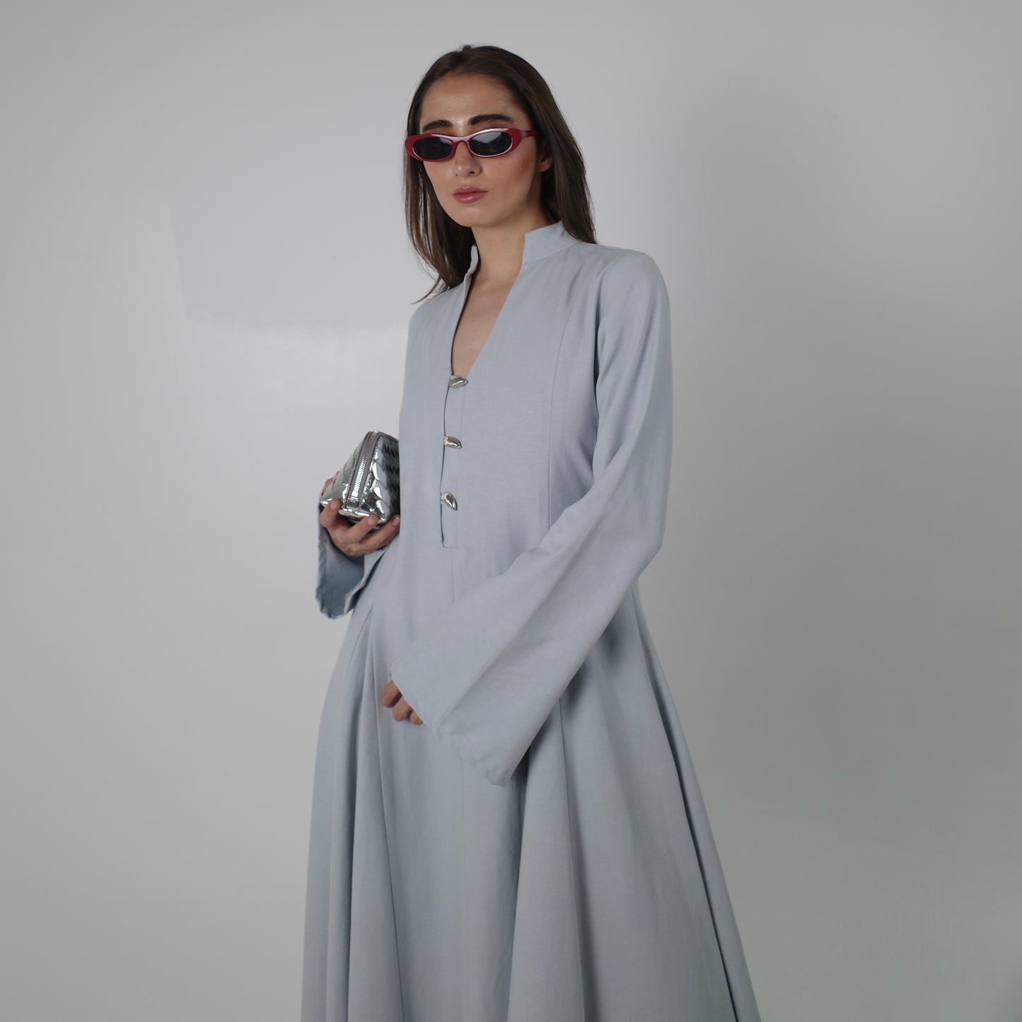 Sky Paneled Dress
